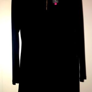 Black long sleeve Vince Camuto dress